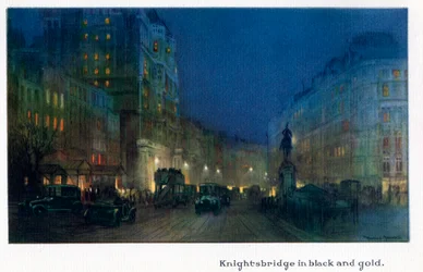 Knightsbridge v černé a zlaté, z knihy „The New Lights o